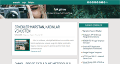 Desktop Screenshot of blog.faikgunay.com.tr