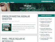 Tablet Screenshot of blog.faikgunay.com.tr